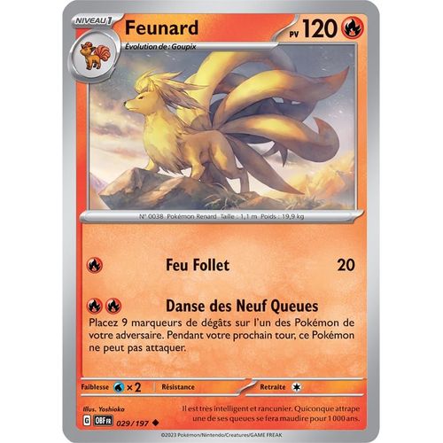 Feunard - 029/197 - Flammes Obsidiennes