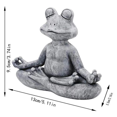 Méditation Grenouille Statue Atlantique Ebros Cadeau Feng Shui Vastu Bouddha Yoga Grenouille Sculpture Pour La Maison Ou Le Bureau Nouveau