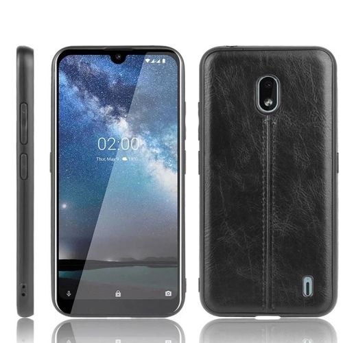 Coque Antichoc Nokia 2.2 - Peau Motif Vache,Pc + Pu + Tpu,Noir Noir