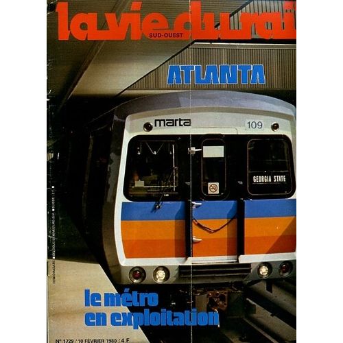 La Vie Du Rail  N° 1729 : Atlanta: Le Métro En Exploitation.L'électrification Londres-Bedford.La Gare Nouvelle De Lyon-La Part-Dieu.