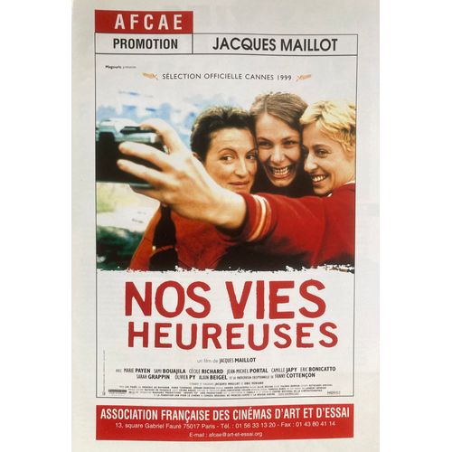 Fascicule De Presse Afcae Du Film "Nos Vies Heureuses" - Jacques Maillot, 1999 - Avec Camille Japy, Sami Bouajila, Jean-Michel Portal, Olivier Py, Alain Beigel, Fanny Cottençon, Jalil Lespert...