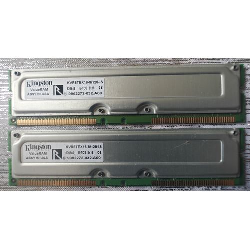 Kingston KVR8EPX16-8/128-IS Barrettes Mémoire