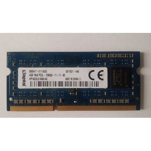 Kingston pc3l-12800s ddr3 hp16d3ls1kbg 4G 1rx8