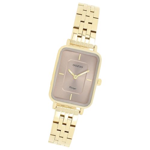 Montre-Bracelet Analogique Dorée Sunray Vintage Series Pour Femme, Bracelet En Métal, Modèle «&nbspoozoo &nbsp» Uoc20419