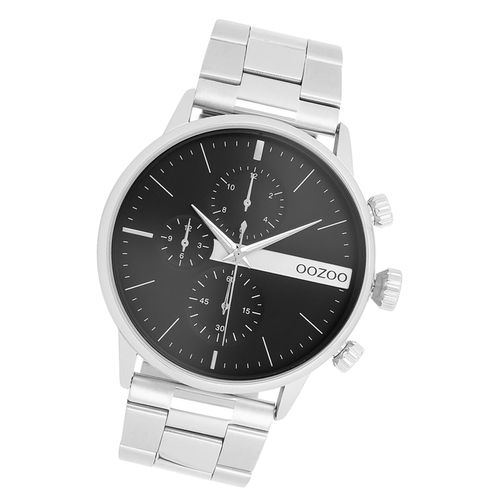 Montre-Bracelet Analogique Argentée Pour Homme Avec Bracelet En Métal «&nbspoozoo &nbsp» Uoc11511