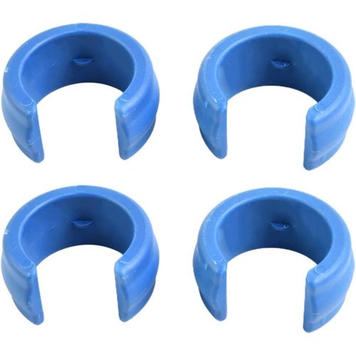 Lot de 4 colliers de serrage de rechange pour nettoyeur de piscine - Zodiac pour Baracuda W83247 X70105 - Bleu