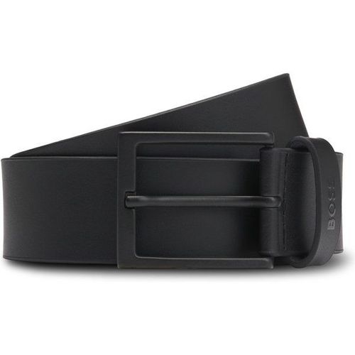 Ceinture En Cuir Italien Avec Boucle Noire95