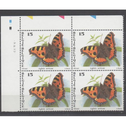Belgique Timbres Les Papillons
