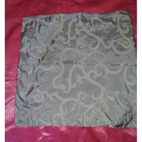 Housse Coussin Argentée