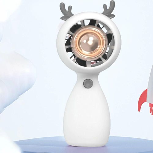 Ventilateur portable Rechargeable Personnel Mini Silencieux Ventilateur Poche Éventail à main Blanc