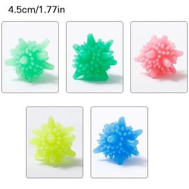 Boule de lessive magique en PVC Machine à laver domestique réutilisable Adoucissant pour vêtements Boules de nettoyage solides douces puissantes S