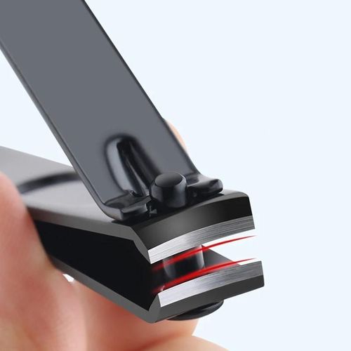 Coupe-Ongles Ensemble Noir En Acier Au Carbone Coupe-Ongles Sharp Oblique Toe Nail Clipper Lime À Ongles Pour Hommes Femmes Nouveau 