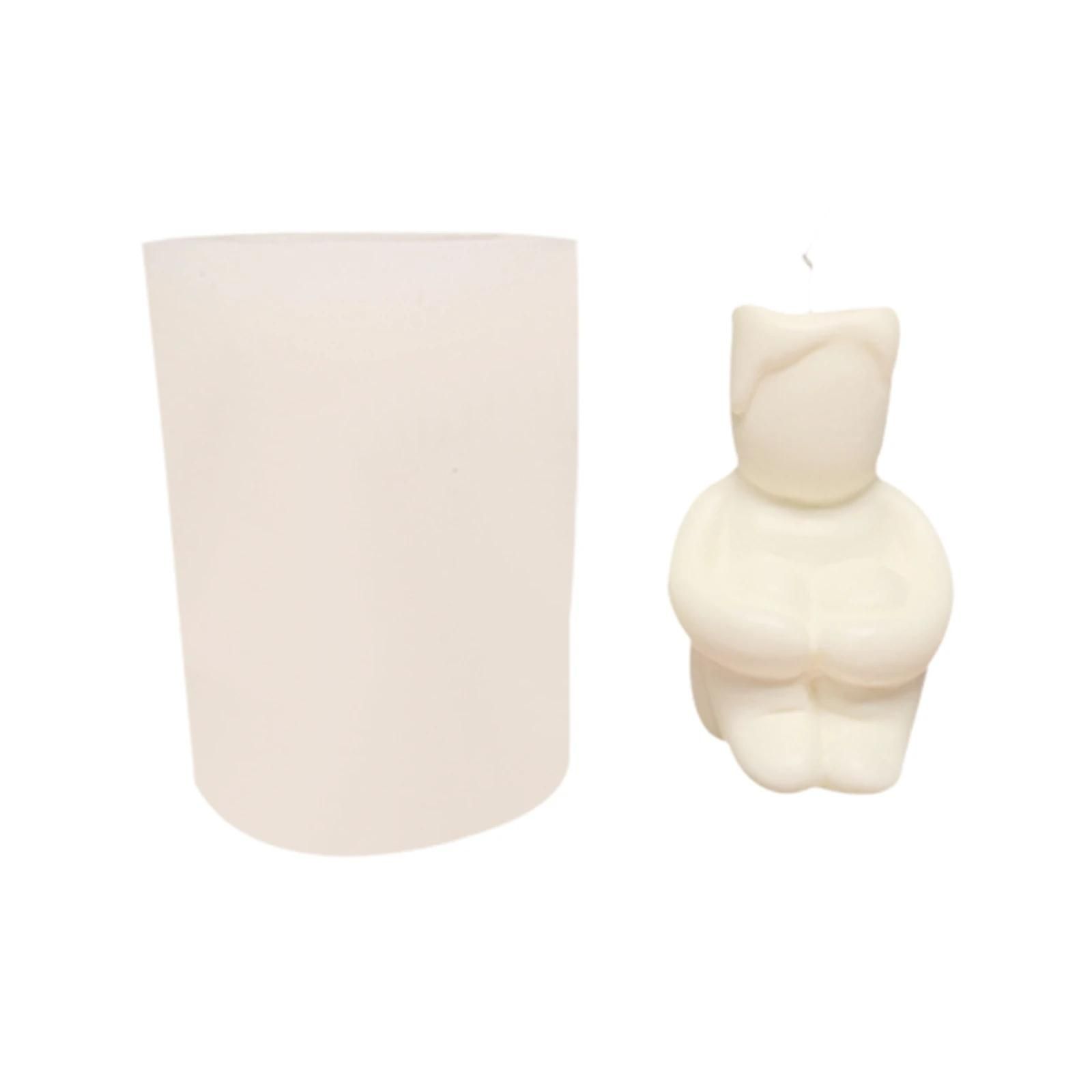 Bougie Cire Soft Casting Die Solitaire Humanoïde Figure Pochoir En Silicone