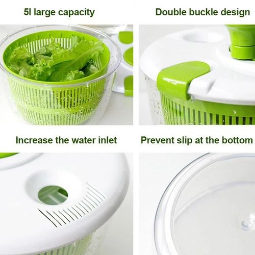 Déshydrateur de fruits légumes Panier de vidange multifonction manuel pour la cuisine