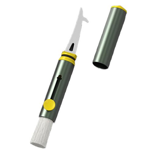 Voiture Air Sortie Nettoyage Brosse Véhicule Pneu Fente Stone Cleaner Brosse Propre Pneu Nettoyage Crochet Brise-Vitre Combo Outil Vert Foncé