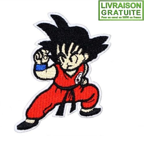 Patch Écusson Manga Dragon Ball Son Goku Anime (Réf 1) - Thermocollant