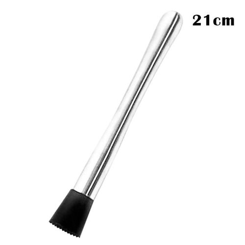 Outil Professionnel De Barman Pilon De Boisson Pour Mélange À L'ancienne Le Cocktail Parfait À La Maison En Utilisant De L'acier Inoxydable 21cm,Taille Épaisse