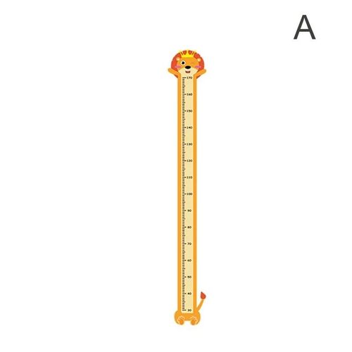 Stickers Muraux En Pvc De Mesure De La Taille Des Enfants Règle De Mesure De La Hauteur De L'animal Mignon Accessoires Décoratifs Pour La Chambre À Coucher Maison Maternelle A