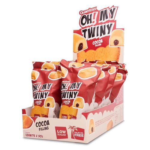 Oh! My Twiny (12x50g)|Crème|Gâteaux Protéinés|Quamtrax 