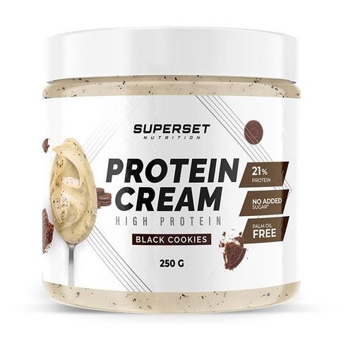 Protein Cream (250g)|Black Cookies|Pâtes À Tartiner Protéinées|Superset Nutrition 