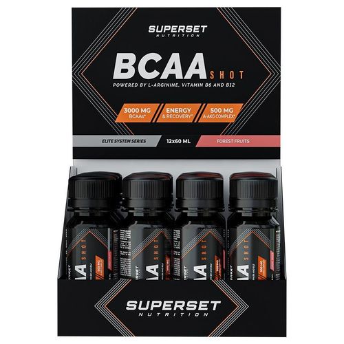 Bcaa Shot (12x60ml)|Forest Fruit|Bcaa|Superset Nutrition 
