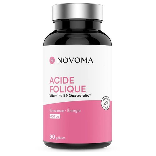 Acide Folique Novoma (90 Caps)|Vitamines B|Novoma 
