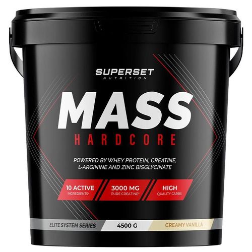 Mass Hardcore (4,5kg)|Vanille Crémeuse|Gainers|Superset Nutrition 