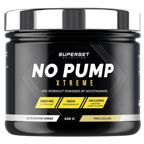 No Pump Xtreme (420gr)|Pina Colada|Preworkout|Superset Nutrition 