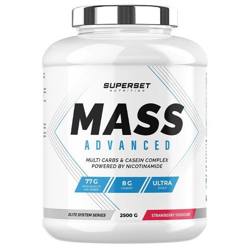 Mass Advanced (2,5kg)|Fraise Yogourt|Gainers|Superset Nutrition 