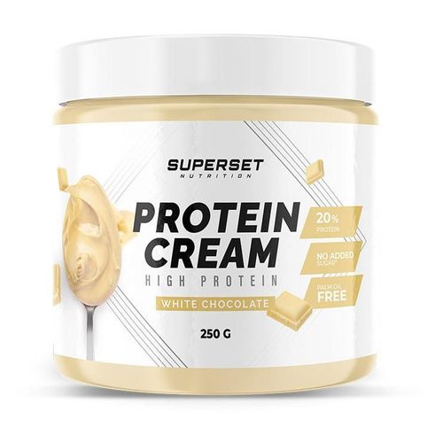 Protein Cream (250g)|Chocolat Blanc|Pâtes À Tartiner Protéinées|Superset Nutrition 