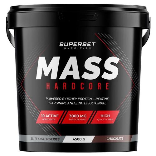 Mass Hardcore (4,5kg)|Chocolat|Gainers|Superset Nutrition 