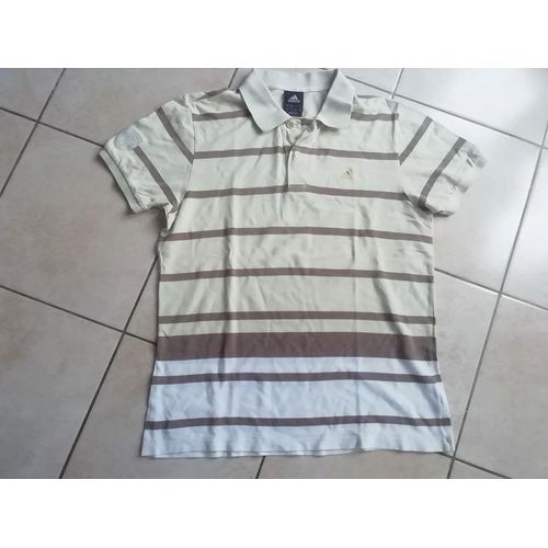 Polo Manches Courtes Homme Adidas Taille L.