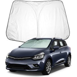 Clio 4 Pare-Soleil Compatible Avec Renault Clio 4 2013-2019 Pare-Br Pour Clio4 Protection Contre Le Vent Pour Pare-Br Avant Protection Uv Pliable[Auto5135538]