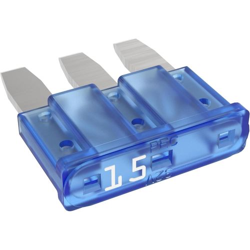 Micro 3 Fusibles À Lame Mikroto Iii 5A - 15A Fusible Enfichable D'Automobile Choix : 15A Ampère Bleu, 20 Pcs[AUTO5135179]