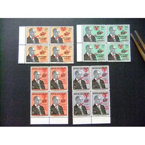 109 Haiti 1961 / Au Profit De La Construction De Duvalier Ville / Yvert 474 / 475 + Pa 237 / 238 Mnh
