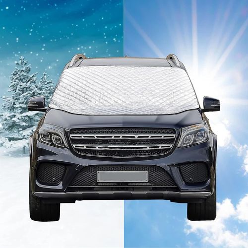 Pare-Br Avant Voiture Couverture Pare-Br Voiture,Protege Voiture Pare Br ,Bâche Pare Br ,Pare Soleil Automobile,Protection Anti Givre Neige Glace Uv Repliable Universelle[Auto5131810]