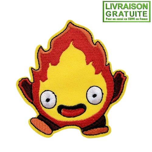 Patch Écusson Calcifer Manga Le Château Ambulant Anime - Thermocollant