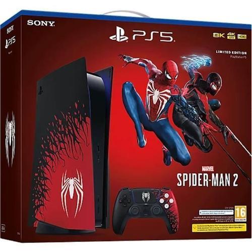 Console Sony Playstation 5 Standard Rouge Marvel's Spider-Man 2 Edition Limitée