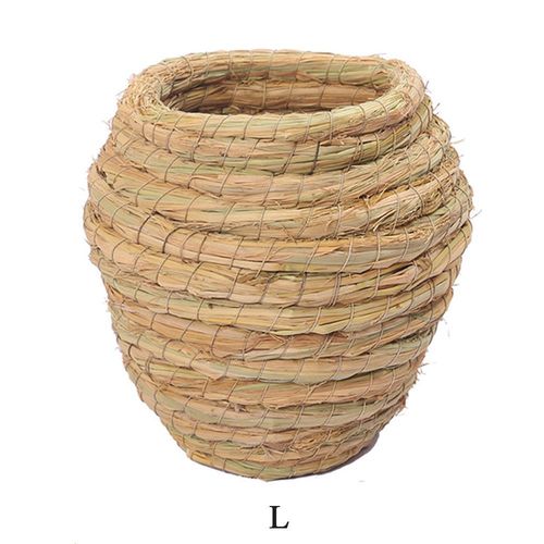 Nid D'oiseau Tissé En Paille Pour L'extérieur, Cages À Oiseaux, Fournitures Pour Animaux De Compagnie, Accent De Perroquet, Équipement