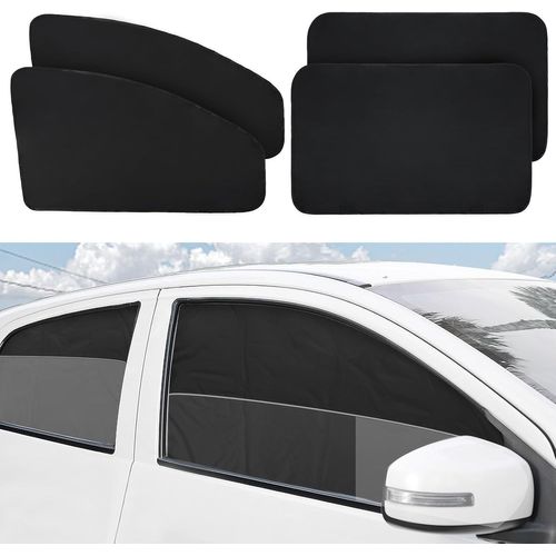 Rideaux Voiture Magnétique 4 Pièces, Pare Soleil Voiture Bébé, Pare Soleil Occultant Latérale Protection Uv, Protection Vie Privée[Auto5131174]