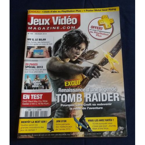 Jeux Video Magazine.Com Février 2013 Lara Croft