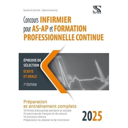 Concours Infirmier Pour As-Ap Et Formation Professionnelle Continue