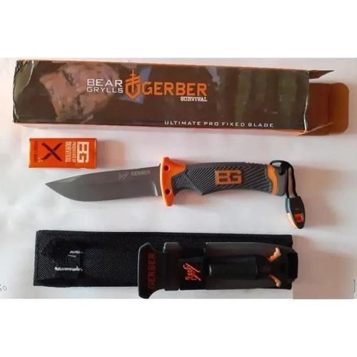 Couteau Fixe Gerber Bear Grylls Ultimate Pro Knife Pêche Survie Camping Chasse
