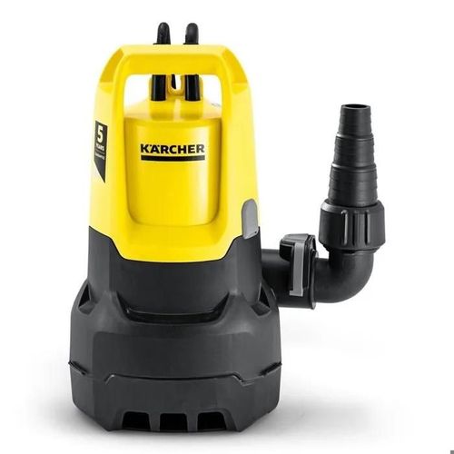 Pompe d'Évacuation pour Eaux Chargées, Débit 9500 l/h, Profondeur Max. 7 m