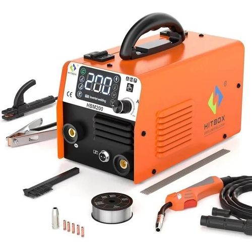 Poste à Souder 3 en 1 MIG/MMA/LIFT - 200A 230V Poste à Fil Fourré MIG ARC