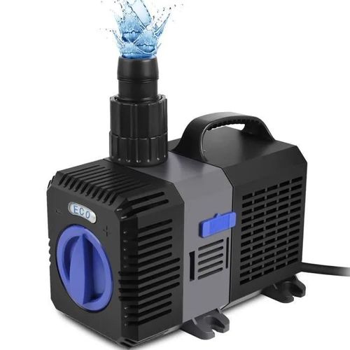 Pompe À Eau De Bassin No Label - Fonction Eco - 3000l/H - Basse Consommation - Noir