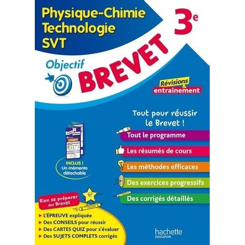 Physique-Chimie, Technologie, Svt 3e
