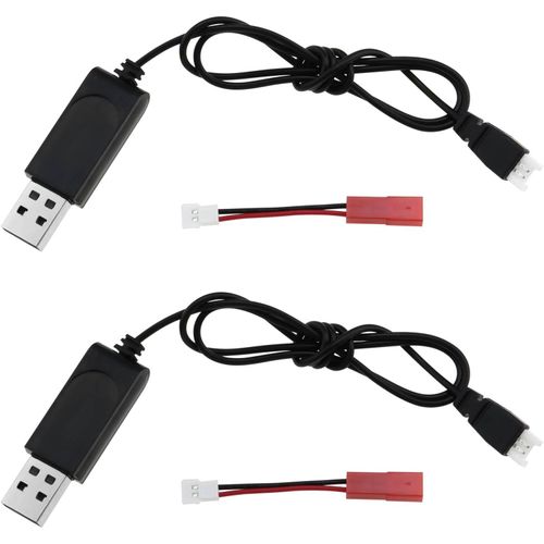 Gouts Et Couleurs2 Jeux De Lignes De Charge D'équilibre De Batterie Au Lithium 3.7v Connecteur Usb Vers Xh2.54 Vers Ligne De Conversion Jst Pour Avion Rc Drone Fpv Pièces De Rechange De Chargeur Lipo-Gouts Et Couleurs