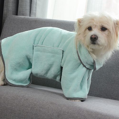 Serviette De Bain Absorbante Pour Animaux De Compagnie, Sèche Rapidement, Peignoir Pour Chien Et Chat, Produit De Bain, Xs, S, M
