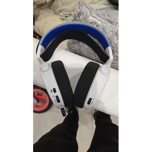 Steelseries Arctis 7+ - Casque Gaming Sans Fil - Sans Perte 2,4 Ghz - 30 Heures D'autonomie De La Batterie - Pour Pc, Ps5, Ps4, Mac, Android Et Switch - Blanc